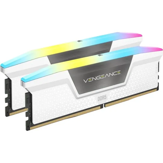 Corsair Vengeance RGB DDR5 64GB 5600MHz CL40 Hvid