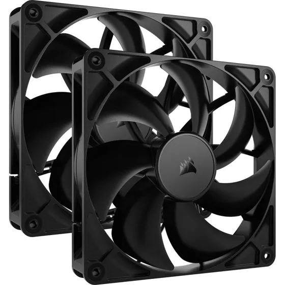 Corsair RS140 140 mm PWM blæser 2-pak, sort