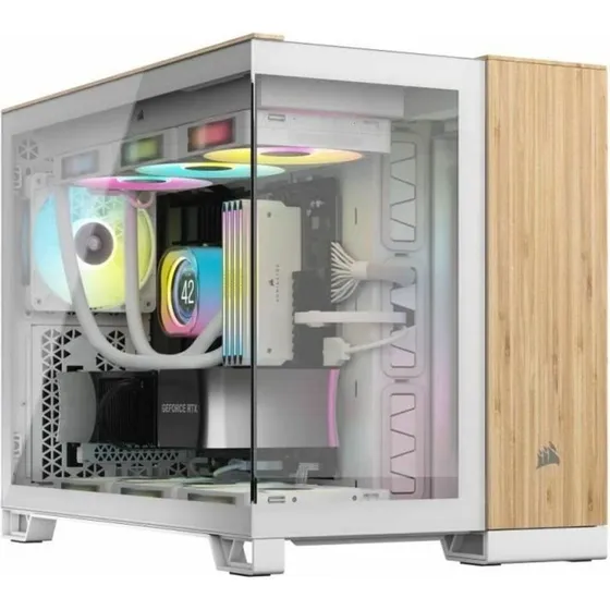 Corsair 2500X Hvid ATX Midi-Tower med Hærdet Glas