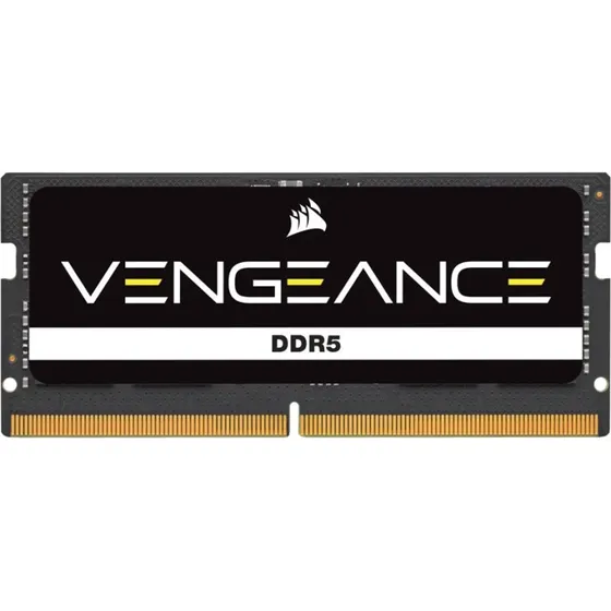 Corsair Vengeance DDR5 32GB 5200MHz CL44 SODIMM Sort