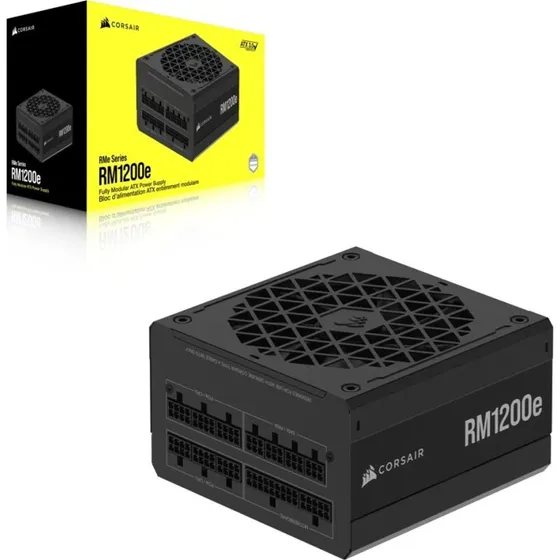 Corsair RM1200e 1200W fuldt modulær strømforsyning, sort