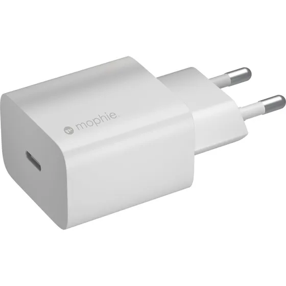 Mophie 20W USB-C Wall Adapter, hvid