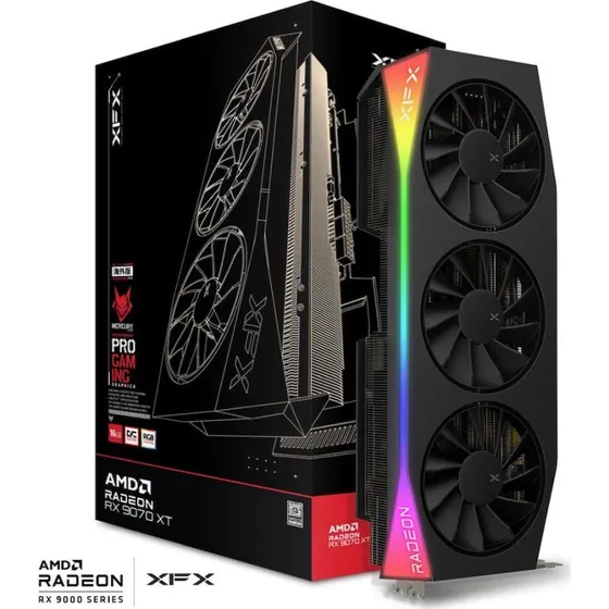 XFX Mercury RX 9070 XT OC Gaming Edition RGB 16 GB
