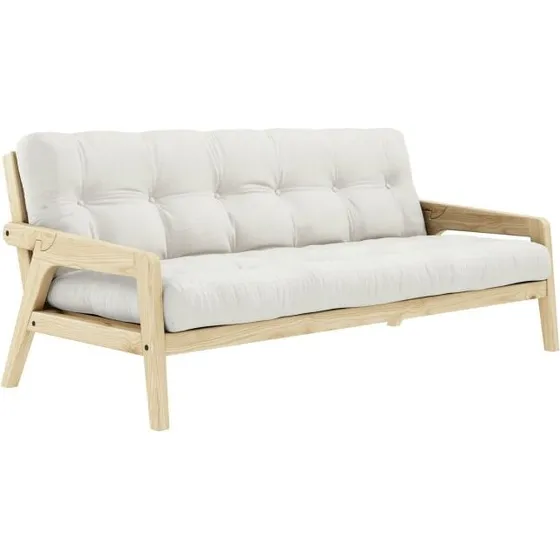 Karup Design Grab sofa med 5-lags madras, Natural/Raw