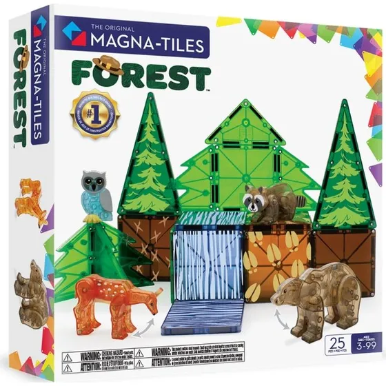 Magna-Tiles Skovens Dyr 25 stk. (90224)