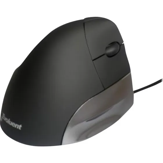 Evoluent VerticalMouse VMS Standard Sort Sølv