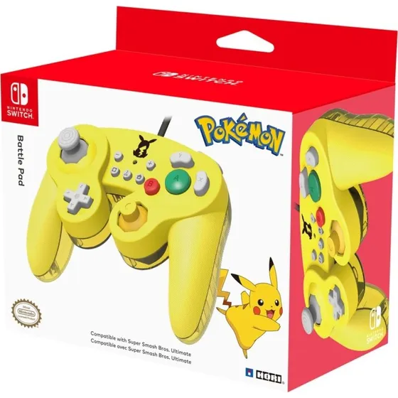 Hori Nintendo Super Smash Bros Pikachu Gamepad