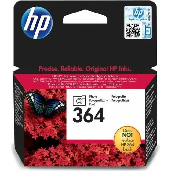 HP 364 Sort Original Blækpatron