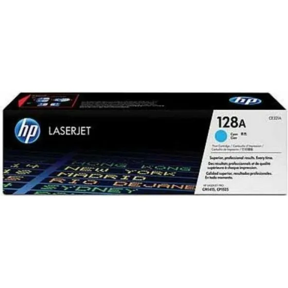 HP 128A Cyan Toner CE321A – 1300 sider