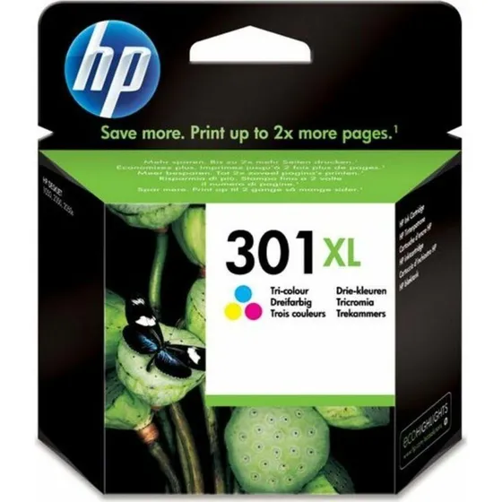 HP 301XL Tricolor Farveblæk CH564EE (300 sider)