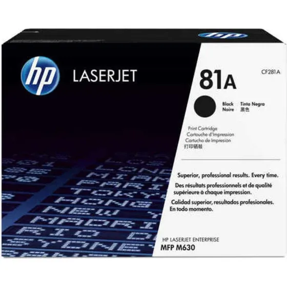 HP 81A Sort Toner, 10.500 sider