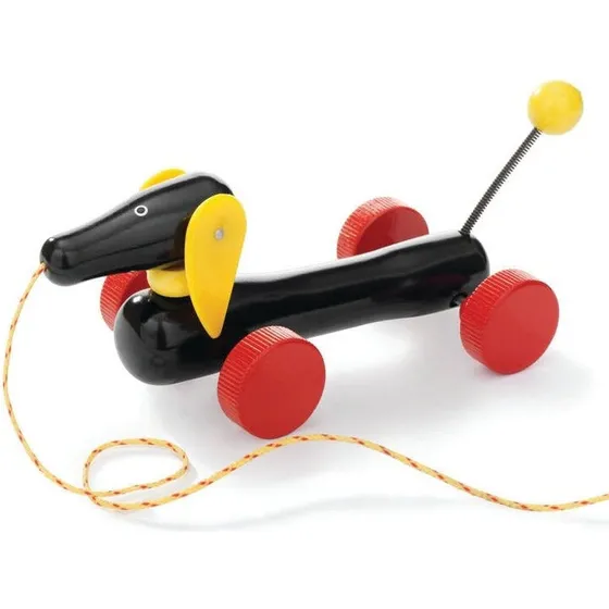BRIO 30332 Gravhund trækdyr 20 cm - træ (fra 1 år)