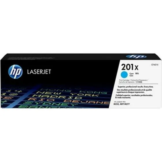 HP 201X Cyan Toner CF401X, 2300 sider