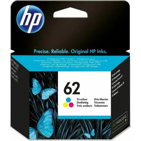 HP 62 Tricolour Farveblækpatron (Cyan/Magenta/Gul)