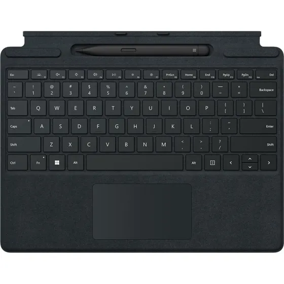 Microsoft Surface Pro Signature Keyboard Tastatur Fransk Sort