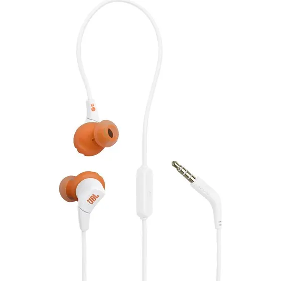 JBL Endurance Run 3 In-ear Høretelefoner - Hvid - 3,5mm