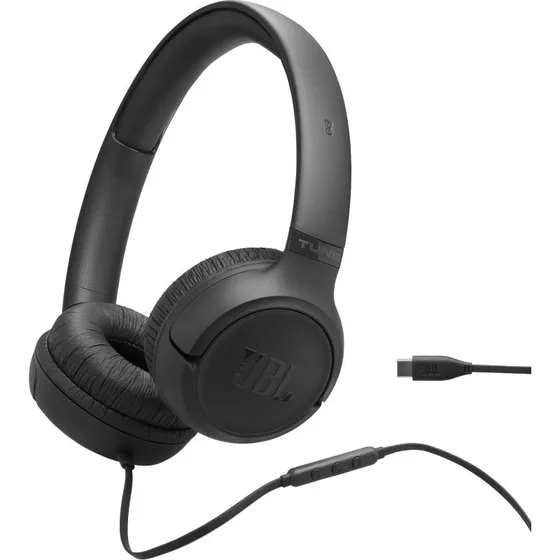 JBL Tune 530C USB-C Hovedtelefoner, Sort