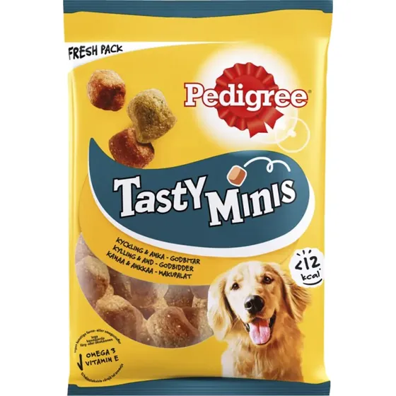 Pedigree Tasty Minis kylling & and 130 g