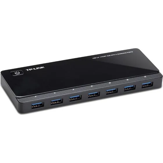 TP-Link UH720 9-Port USB 3.2 Gen 1 Hub, Sort
