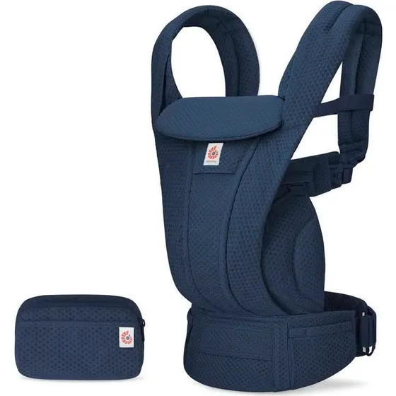 Ergobaby Omni Deluxe Mesh Bæresele, Midnight Blue, op til 20kg