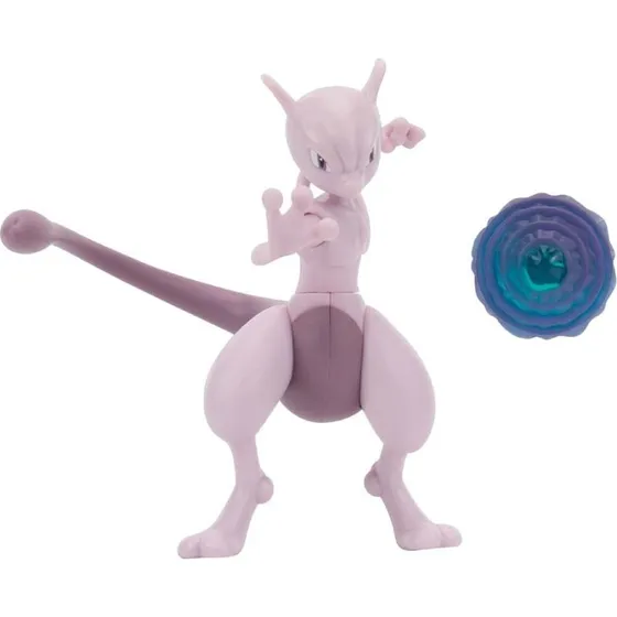 Pokémon Mewtwo 10 cm Battle Feature Legetøjfigur