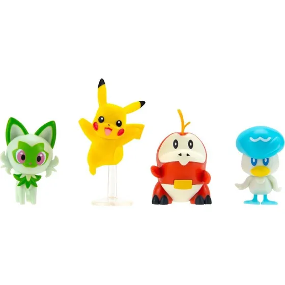 Pokémon Battle Multi Pack 4 stk – Pikachu, Crocole, Kwaks, Felori