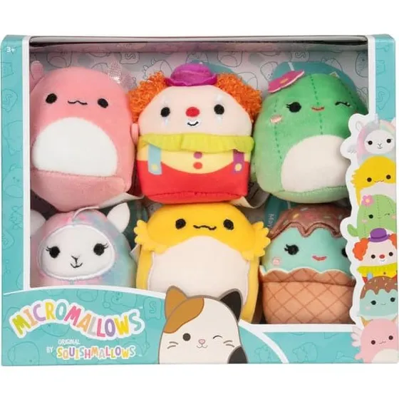 Squishville Mini Squishmallows 6-Pack A, 5 cm