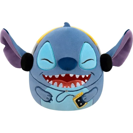 Squishmallows Disney Stitch 20 cm med Hovedtelefoner