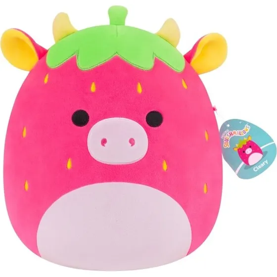 Squishmallows 30cm Cleary Cow - Lyserød Ko