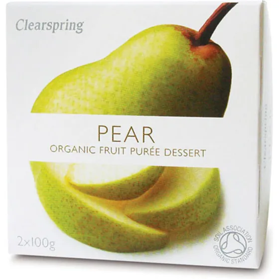 Clearspring Økologisk Pærefrugtpuré 2x100 g