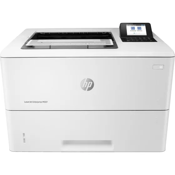 HP LaserJet Enterprise M507dn Laserprinter, sort/hvid, 43 sider/min