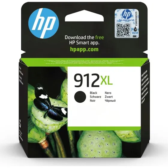 HP 912XL Sort Pigmentblæk, Høj Kapacitet