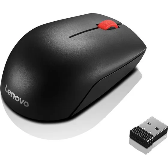 Lenovo 4Y50R20864 Trådløs Kontormus, Ambidextrøs, 1000DPI, Sort