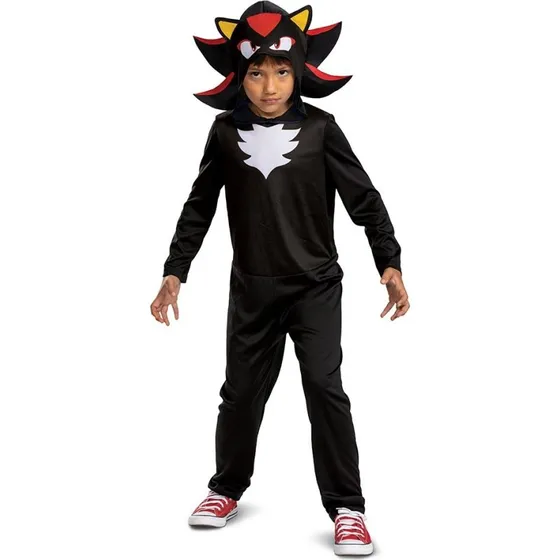 Sonic the Hedgehog 3 Shadow Kostume 4-6 år