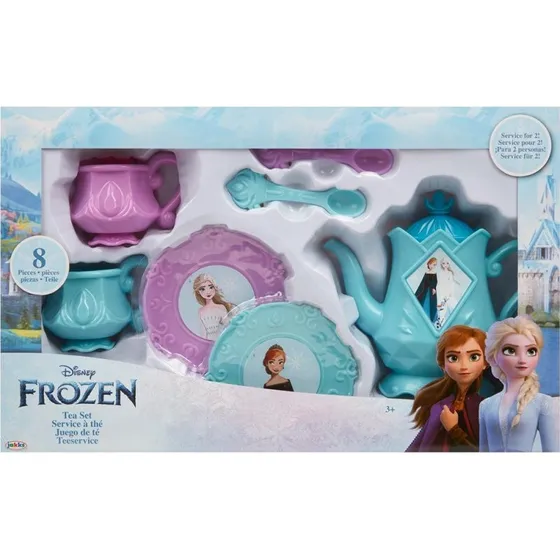 Disney Frozen Tesæt 8 dele - Plastik, 3+ år