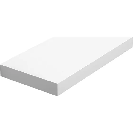 VASAGLE svævehylde 40 cm hvid MDF