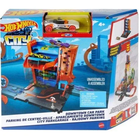 Hot Wheels City Downtown Car Park - Legetøjskøretøj med parkeringsgarage