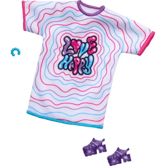 Barbie Dukketøj Oversized T-Shirt Dress med Tilbehør