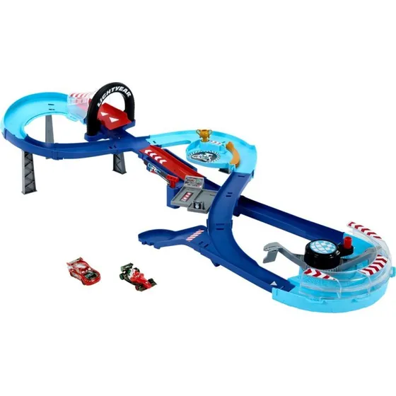 Mattel Disney Pixar GRC Jumping Raceway med Lightning McQueen og Francesco