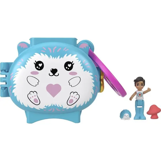 Polly Pocket Pet Connects Pindsvin - Bærbart Legetøjssæt