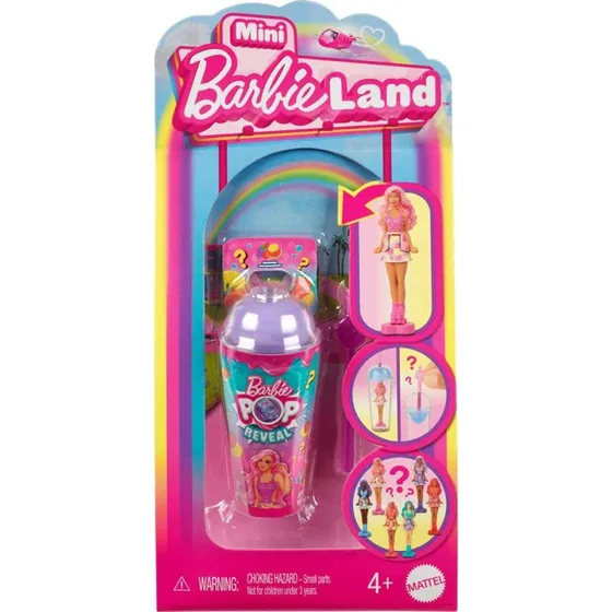 Barbie Mini BarbieLand Pop Reveal - Mini drikkekop med overraskelse