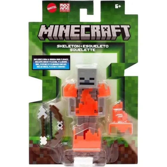 Minecraft Core Figur Skeleton 8 cm, 6+ år