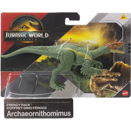 Jurassic World Rebirth Frenzy Pack Archaeornithomimus, 18,5 cm