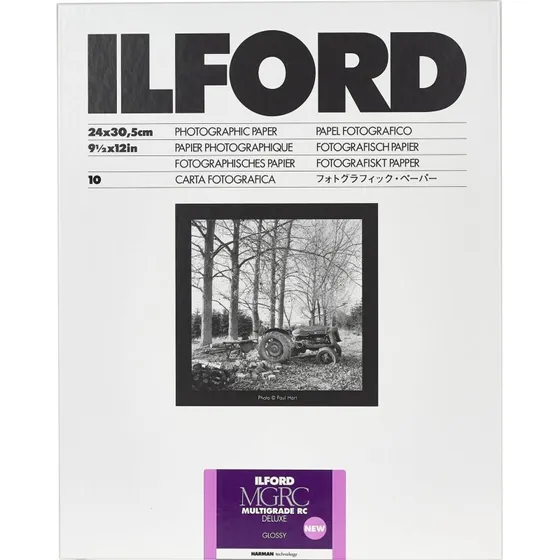Ilford Multigrade RC Deluxe Glossy 24x30 cm, 10 pk