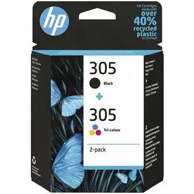 HP 305 Sort + Farve 2-pak (Original)