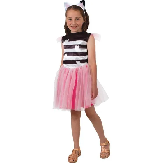 Gabby's Dollhouse Tylkjole med Hårpynt, 110 cm, 3-5 år