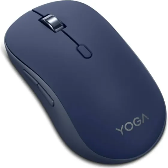 Lenovo Yoga Optisk Trådløs Mus, Cosmic Blue, 4000 DPI, 8 Knapper