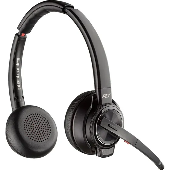 Poly Savi 8220 Trådløs Høretelefon, Sort, DECT/Bluetooth