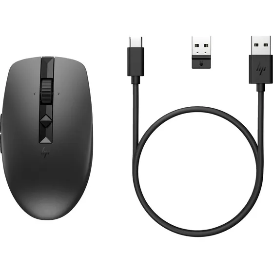 HP 710 Trådløs Mus Genopladelig Silent, Sort
