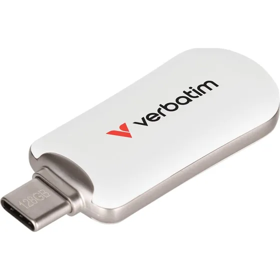 Verbatim Plectra 128 GB USB-hvid